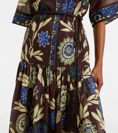ALÉMAIS Alémais Jasper printed cotton and silk shirt dress | Thumbnail 5 ALÉMAIS Alémais Jasper printed cotton and silk shirt dress | Thumbnail 5