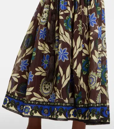 ALÉMAIS Alémais Jasper printed cotton and silk shirt dress | Thumbnail 6 ALÉMAIS Alémais Jasper printed cotton and silk shirt dress | Thumbnail 6