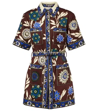 ALÉMAIS Alémais Jasper printed cotton shirt dress | Thumbnail 1 ALÉMAIS Alémais Jasper printed cotton shirt dress | Thumbnail 1