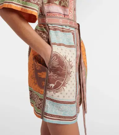 ALÉMAIS Alémais Alberta printed linen shirt dress | Thumbnail 2 ALÉMAIS Alémais Alberta printed linen shirt dress | Thumbnail 2