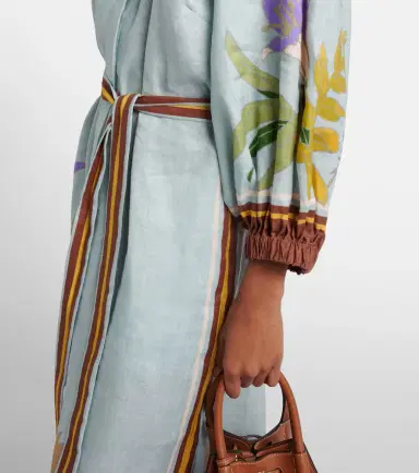 Alemais Alémais Belted floral linen shirt dress | Thumbnail 2 Alemais Alémais Belted floral linen shirt dress | Thumbnail 2