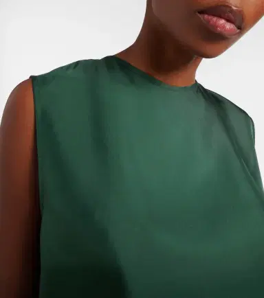 Asceno Trento silk twill tank top | Thumbnail 3 Asceno Trento silk twill tank top | Thumbnail 3