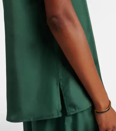 Asceno Trento silk twill tank top | Thumbnail 6 Asceno Trento silk twill tank top | Thumbnail 6