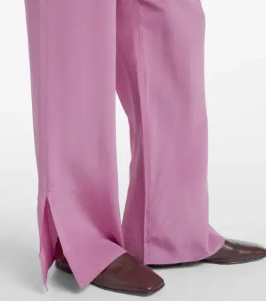 Asceno Loreto silk crêpe wide-leg pants | Thumbnail 6 Asceno Loreto silk crêpe wide-leg pants | Thumbnail 6