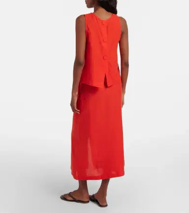Eres Amusante linen midi skirt | Thumbnail 6 Eres Amusante linen midi skirt | Thumbnail 6