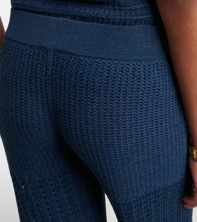 Eres Emblème open-knit straight pants | Thumbnail 5 Eres Emblème open-knit straight pants | Thumbnail 5