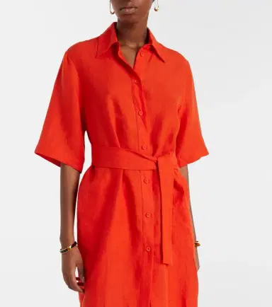 Eres Séducteur linen shirt dress | Thumbnail 2 Eres Séducteur linen shirt dress | Thumbnail 2
