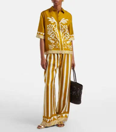 Eres Pacha striped silk twill palazzo pants | Thumbnail 6 Eres Pacha striped silk twill palazzo pants | Thumbnail 6