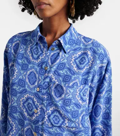 Heidi Klein Mykonos printed silk shirt | Thumbnail 3 Heidi Klein Mykonos printed silk shirt | Thumbnail 3