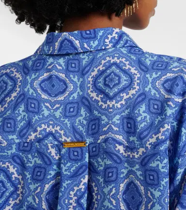 Heidi Klein Mykonos printed silk shirt | Thumbnail 6 Heidi Klein Mykonos printed silk shirt | Thumbnail 6