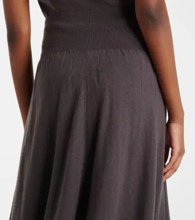 Extreme Cashmere N°470 Seduce wool and cashmere midi skirt | Thumbnail 2 Extreme Cashmere N°470 Seduce wool and cashmere midi skirt | Thumbnail 2