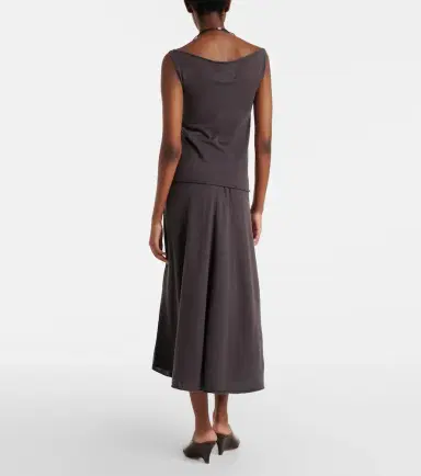 Extreme Cashmere N°470 Seduce wool and cashmere midi skirt | Thumbnail 5 Extreme Cashmere N°470 Seduce wool and cashmere midi skirt | Thumbnail 5