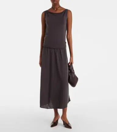 Extreme Cashmere N°470 Seduce wool and cashmere midi skirt | Thumbnail 6 Extreme Cashmere N°470 Seduce wool and cashmere midi skirt | Thumbnail 6