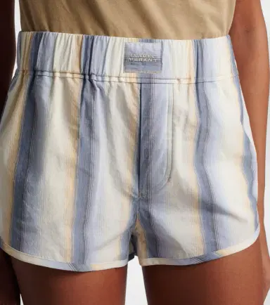 Isabel Marant Melinea striped cotton shorts | Thumbnail 3 Isabel Marant Melinea striped cotton shorts | Thumbnail 3
