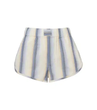 Isabel Marant Melinea striped cotton shorts | Thumbnail 1 Isabel Marant Melinea striped cotton shorts | Thumbnail 1