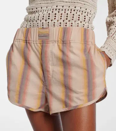 Isabel Marant Melinea striped cotton shorts | Thumbnail 3 Isabel Marant Melinea striped cotton shorts | Thumbnail 3