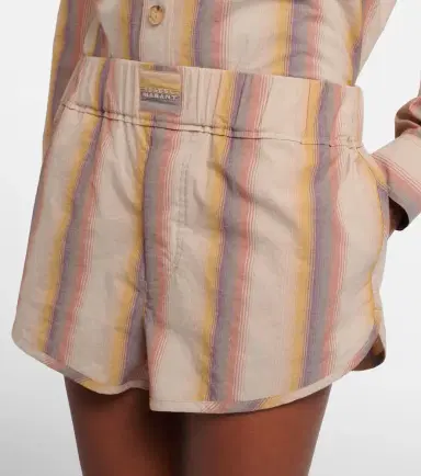 Isabel Marant Melinea striped cotton shorts | Thumbnail 5 Isabel Marant Melinea striped cotton shorts | Thumbnail 5