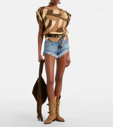 Isabel Marant Dalmy perforated suede top | Thumbnail 2 Isabel Marant Dalmy perforated suede top | Thumbnail 2