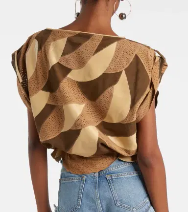 Isabel Marant Dalmy perforated suede top | Thumbnail 3 Isabel Marant Dalmy perforated suede top | Thumbnail 3