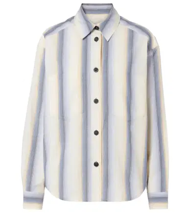 Isabel Marant Mahvane striped cotton shirt | Thumbnail 1 Isabel Marant Mahvane striped cotton shirt | Thumbnail 1