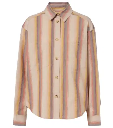 Isabel Marant Mahvane striped cotton shirt | Thumbnail 1 Isabel Marant Mahvane striped cotton shirt | Thumbnail 1