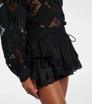 Isabel Marant Neis cotton and silk shorts | Thumbnail 2 Isabel Marant Neis cotton and silk shorts | Thumbnail 2