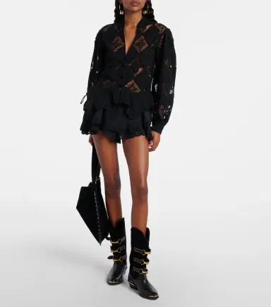 Isabel Marant Neis cotton and silk shorts | Thumbnail 5 Isabel Marant Neis cotton and silk shorts | Thumbnail 5