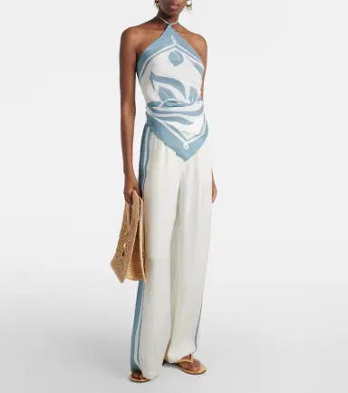 SIR Lilou silk wide-leg pants | Thumbnail 4 SIR Lilou silk wide-leg pants | Thumbnail 4