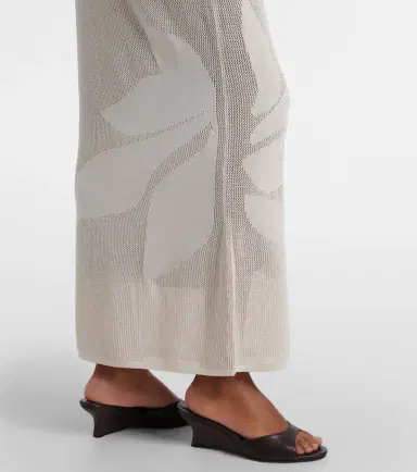 SIR. Solange knitted semi-sheer maxi dress | Thumbnail 2 SIR. Solange knitted semi-sheer maxi dress | Thumbnail 2