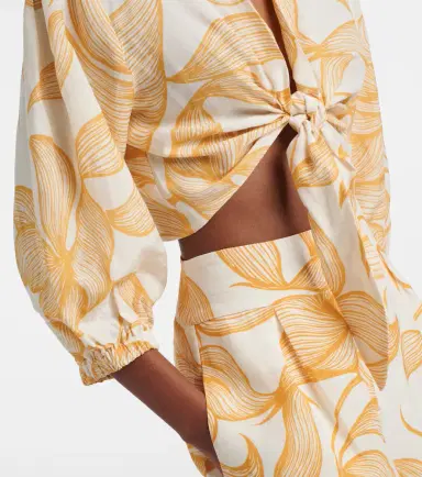 ADRIANA DEGREAS Printed crop top | Thumbnail 3 ADRIANA DEGREAS Printed crop top | Thumbnail 3