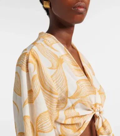 ADRIANA DEGREAS Printed crop top | Thumbnail 4 ADRIANA DEGREAS Printed crop top | Thumbnail 4