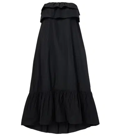 Saint Laurent Tiered canvas cocktail dress | Thumbnail 1 Saint Laurent Tiered canvas cocktail dress | Thumbnail 1