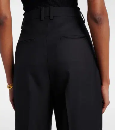 Saint Laurent Wool wide-leg pants | Thumbnail 3 Saint Laurent Wool wide-leg pants | Thumbnail 3