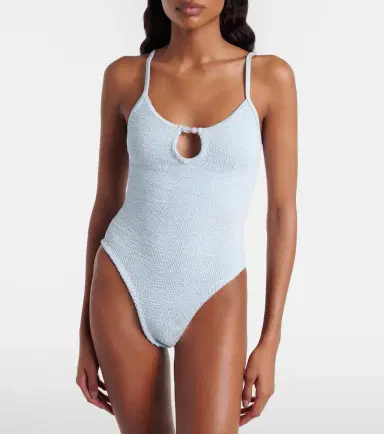 Hunza G Mia beaded cutout swimsuit | Thumbnail 4 Hunza G Mia beaded cutout swimsuit | Thumbnail 4