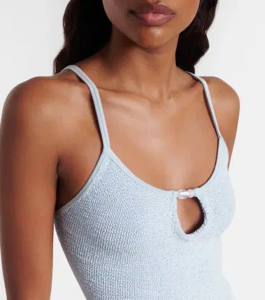 Hunza G Mia beaded cutout swimsuit | Thumbnail 5 Hunza G Mia beaded cutout swimsuit | Thumbnail 5