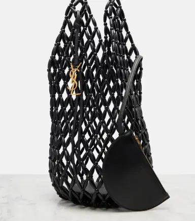 Saint Laurent Cassandre beaded shoulder bag | Thumbnail 3 Saint Laurent Cassandre beaded shoulder bag | Thumbnail 3