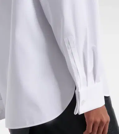Saint Laurent Tie-neck cotton poplin shirt | Thumbnail 6 Saint Laurent Tie-neck cotton poplin shirt | Thumbnail 6