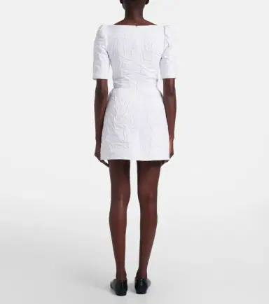 Shushu/Tong Bow-detail cotton-blend minidress | Thumbnail 3 Shushu/Tong Bow-detail cotton-blend minidress | Thumbnail 3
