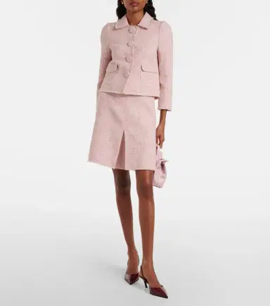 Shushu/Tong Cotton-blend tweed jacket | Thumbnail 2 Shushu/Tong Cotton-blend tweed jacket | Thumbnail 2