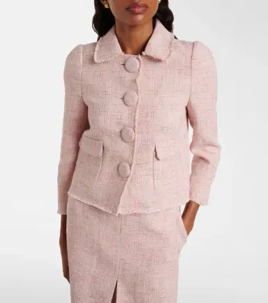 Shushu/Tong Cotton-blend tweed jacket | Thumbnail 6 Shushu/Tong Cotton-blend tweed jacket | Thumbnail 6