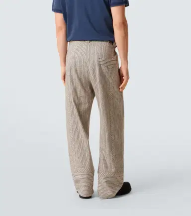 Kiko Kostadinov Kyan cotton and linen-blend straight pants | Thumbnail 3 Kiko Kostadinov Kyan cotton and linen-blend straight pants | Thumbnail 3