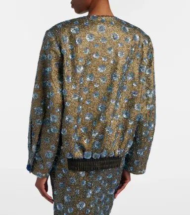 Jacques Wei Floral sequined oversized jacket | Thumbnail 3 Jacques Wei Floral sequined oversized jacket | Thumbnail 3