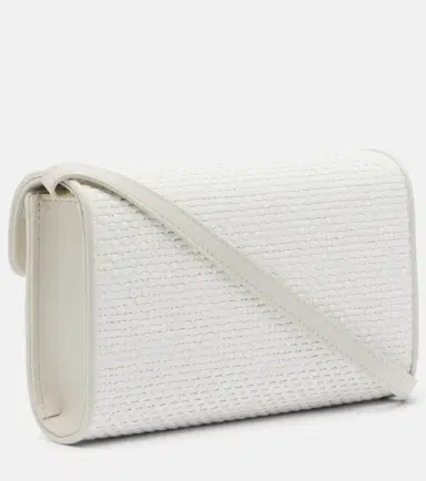 Savette Symmetry Mini raffia crossbody bag | Thumbnail 2 Savette Symmetry Mini raffia crossbody bag | Thumbnail 2