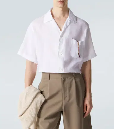 Brioni Linen bowling shirt | Thumbnail 4 Brioni Linen bowling shirt | Thumbnail 4