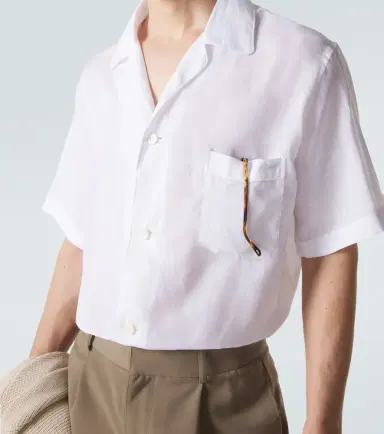 Brioni Linen bowling shirt | Thumbnail 5 Brioni Linen bowling shirt | Thumbnail 5