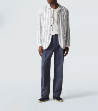 Brioni Linen and cotton straight pants | Thumbnail 2 Brioni Linen and cotton straight pants | Thumbnail 2