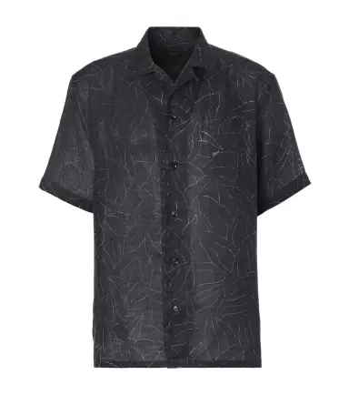 Brioni Printed linen shirt | Thumbnail 1 Brioni Printed linen shirt | Thumbnail 1