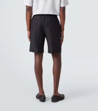 Brioni Linen Bermuda shorts | Thumbnail 4 Brioni Linen Bermuda shorts | Thumbnail 4