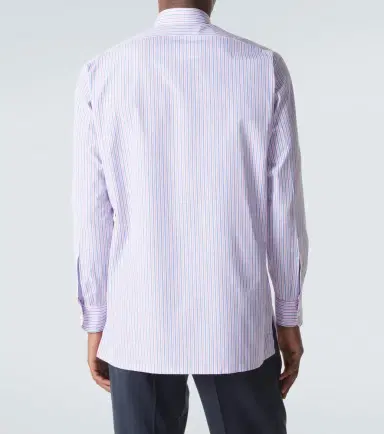 Charvet Striped cotton poplin shirt | Thumbnail 6 Charvet Striped cotton poplin shirt | Thumbnail 6