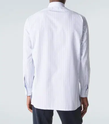 Charvet Checked cotton poplin shirt | Thumbnail 5 Charvet Checked cotton poplin shirt | Thumbnail 5